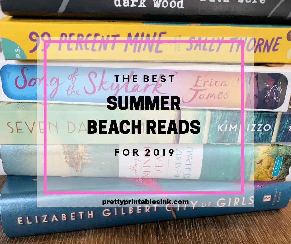 Best 2019 Summer Beach Reads - Pretty Printables Ink